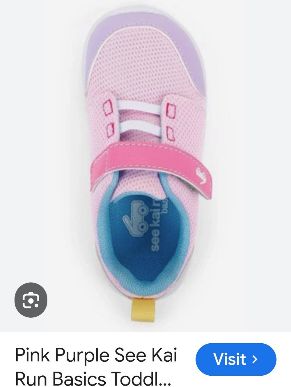 See Kai Run Kids Pink and Lavender Lightweight Mesh Sneakers